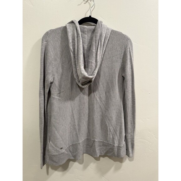 lululemon Hooded Open Sweatshirt With Pockets Grey Sz 6 - Picture 3 of 6